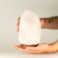 Lampe de sel de l'Himalaya Crystal Rock - environ 1,5–2 kg