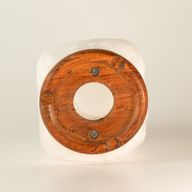 Lampe de sel de l'Himalaya en cristal - et socle environ 3 à 5 kg