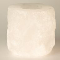 Porte-bougie en sel d'Himalaya Crystal Rock 600-800 g