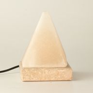 Lampe de sel USB en pyramide blanche de qualité - 9 cm (multicolore)