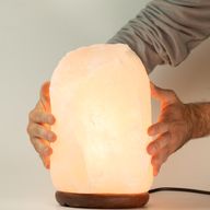 Lampe de sel Himalaya Crystal Rock - et socle env. 8-10 kg