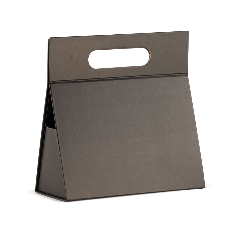 Boîte cadeau en kit - Boîte faite à la main (20 × 10 × 20 cm) - Noir