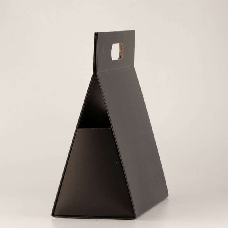 Boîte cadeau à plat - Grand Hand Box (28×12,5×26 cm) - Noir