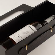 Boîte cadeau à plat - forme boîte à vin (33,5 × 10 × 10,5 cm) - noire