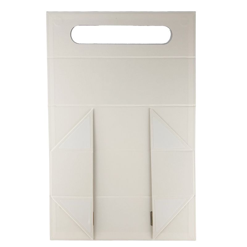 Boîte cadeau à plat - Forme boîte à vin  (33,5 × 10 × 10,5 cm) - Blanc