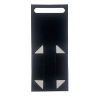 Boîte cadeau à plat - Panier moyen (24x18,2x8 cm) - Noir