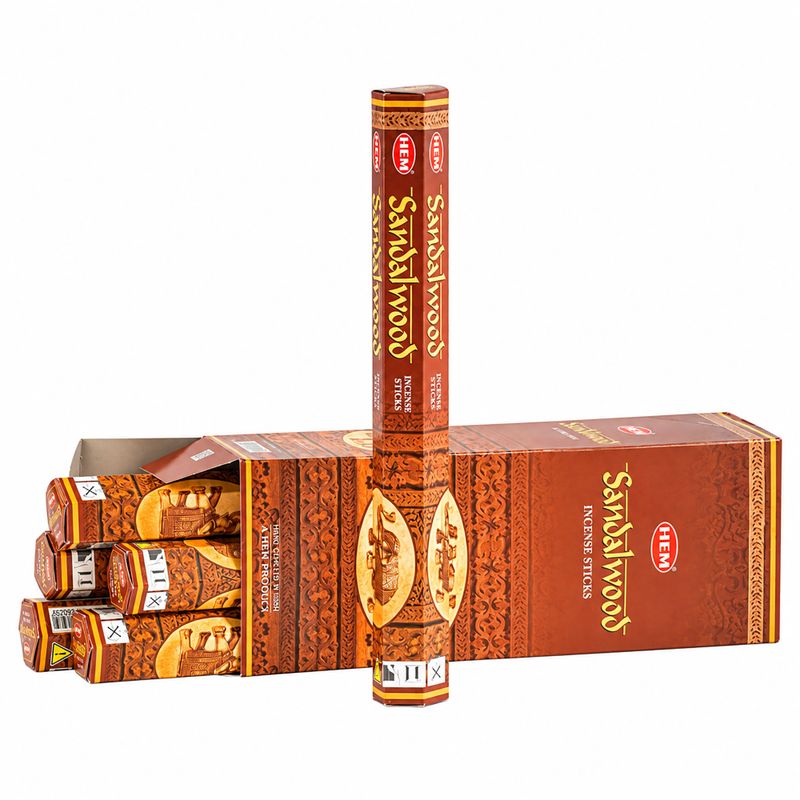 HEM Encens hexagonal - Bois de santal