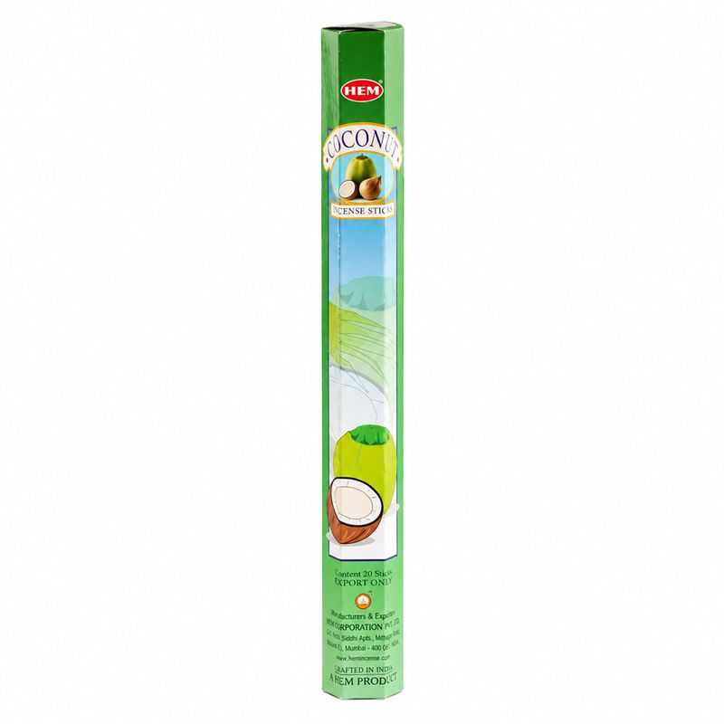 HEM Encens hexagonal - Noix de coco