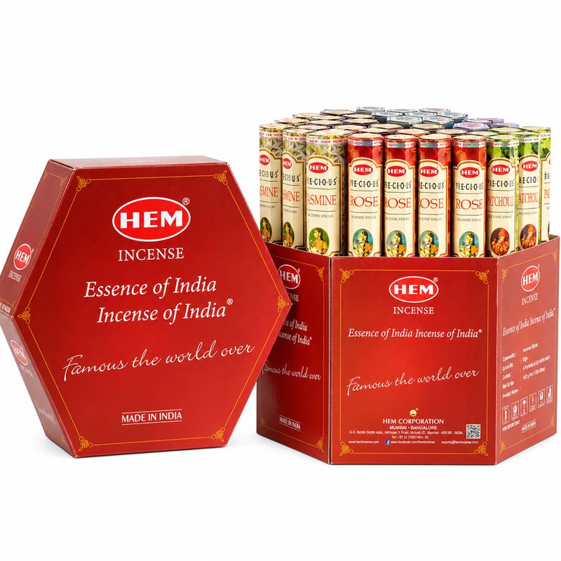 HEM Encens Hexagonal - Coffret de démarrage - Collection Populaire