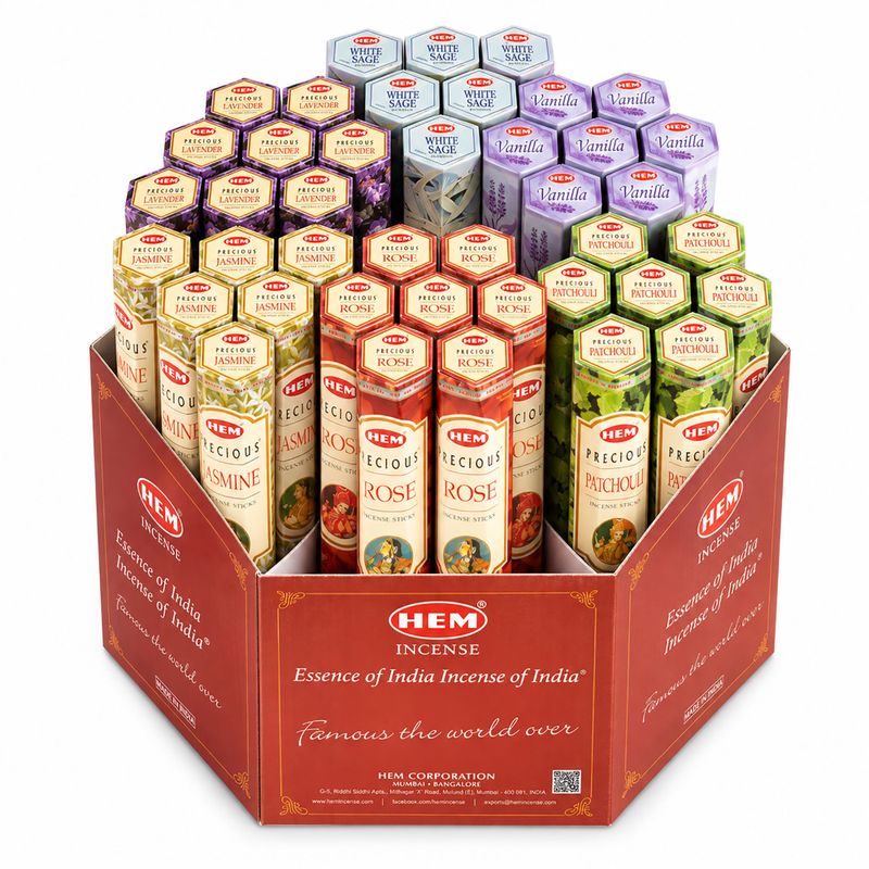 HEM Encens Hexagonal - Coffret de démarrage - Collection Populaire