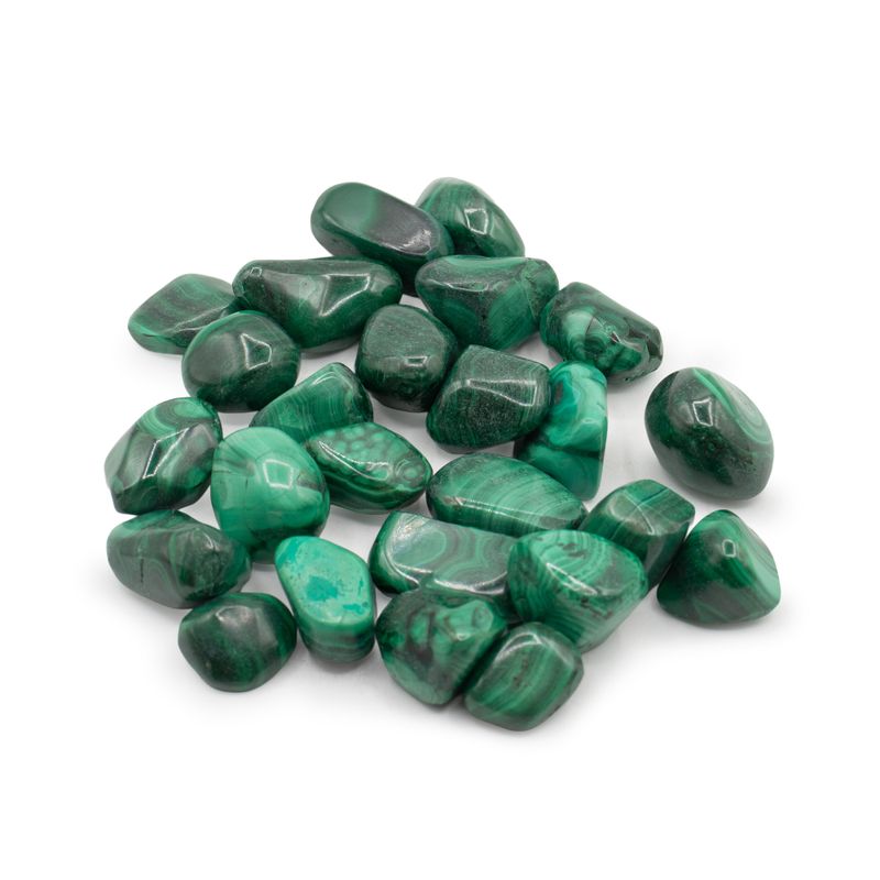 Malachite africaine - pierre gemme - Taille 5 - 16 mm (KG)