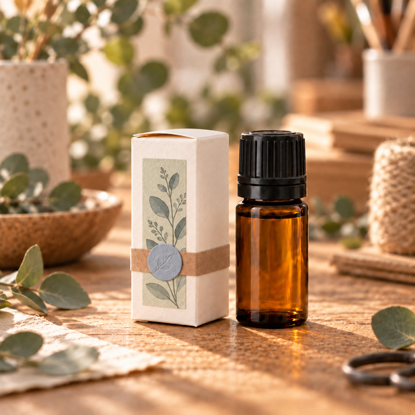 Boîtes Kraft Flacon 10ml - Blanc
