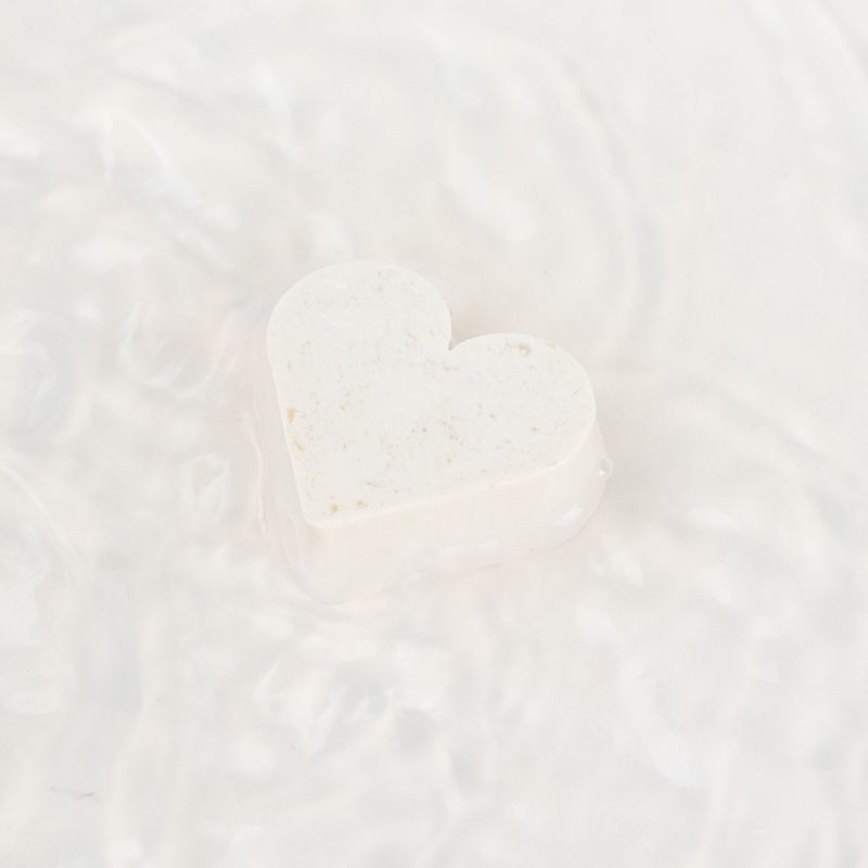Savons pour invités Heart - Noix de coco