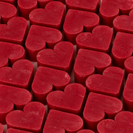 Heart Savons pour invités - Framboise