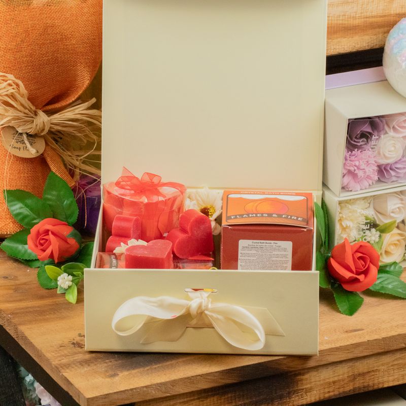 Heart Savons pour invités - Framboise