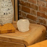 Porte-bougie en sel d'Himalaya Crystal Rock 600-800 g
