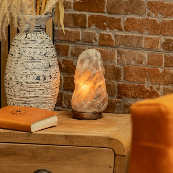 Lampe de Sel de l'Himalaya Grise - 2-3kg