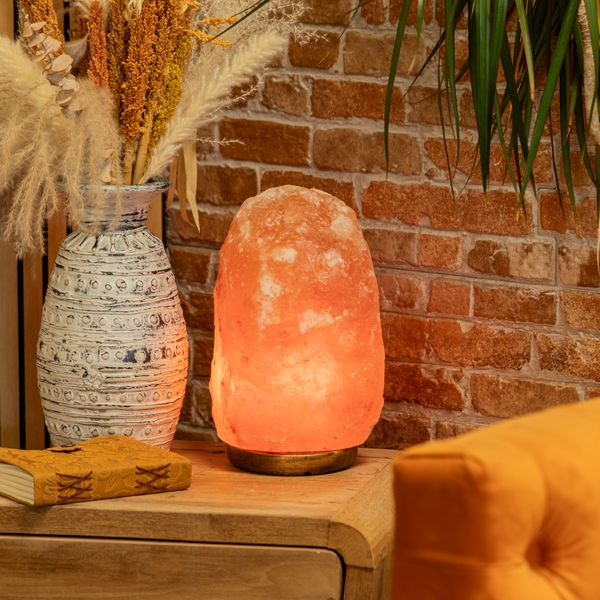 Lampe en cristal de Sel de l’Himalaya - 8 à 10 kgs