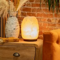 Lampe de sel Himalayan Crystal Rock - socle inclus, environ 8 à 10 kg