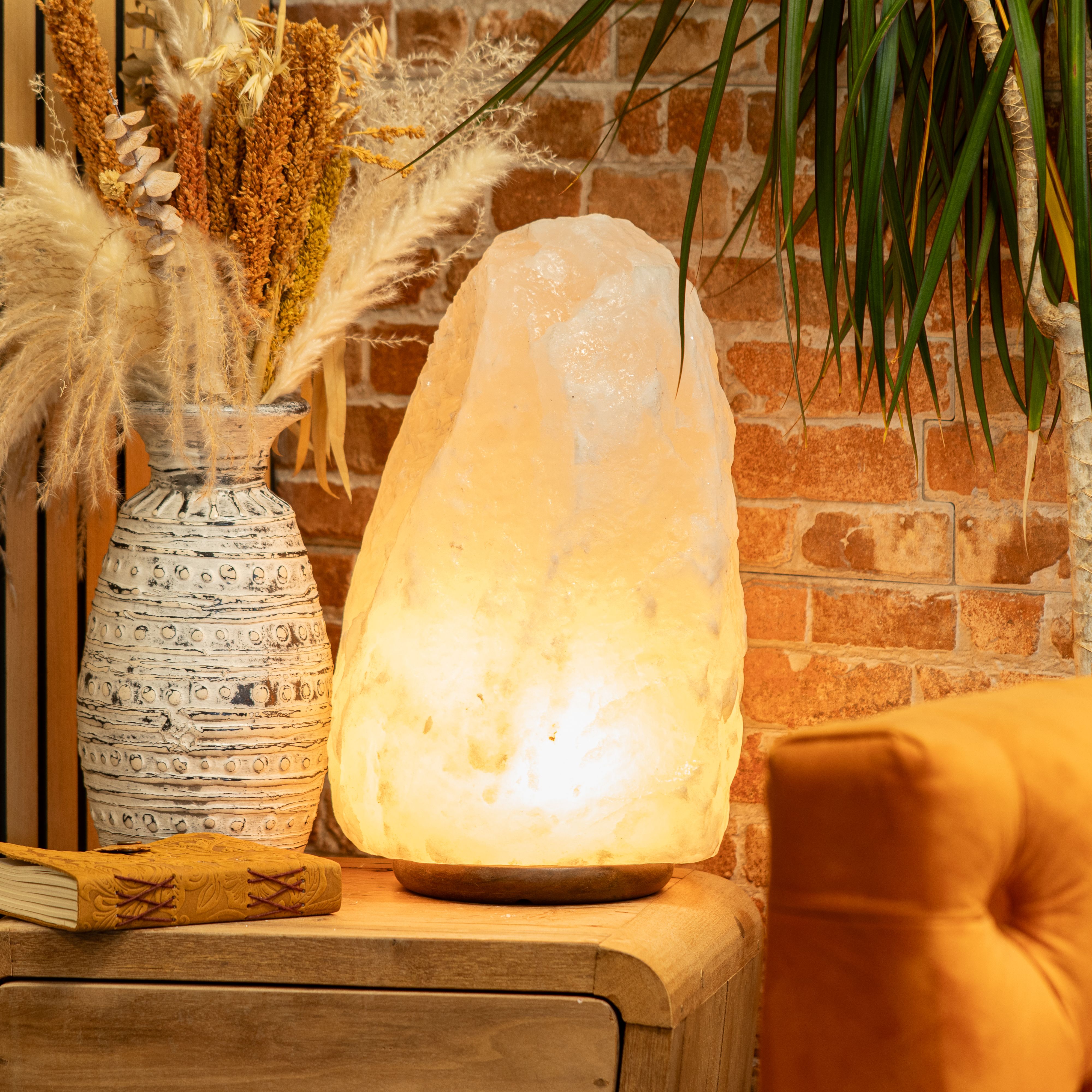 Lampes et Bougeoirs en cristal de Sel de l’Himalaya