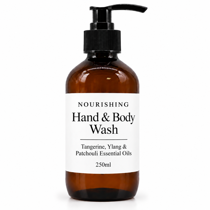 Gel lavant mains et corps White Label Mandarine, Ylang & Patchouli 250 ml