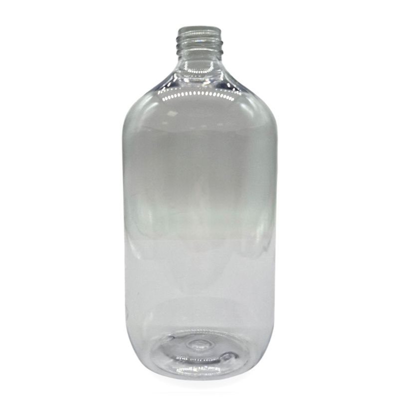 Flacon Boston en plastique transparent - 1000 ml