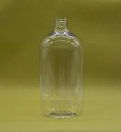 Flacon Boston en plastique transparent - 1000 ml