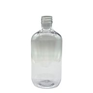 Flacon Boston en plastique transparent - 500 ml