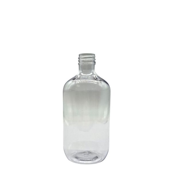 Bouteille Boston en Plastique Transparent de 250 ml