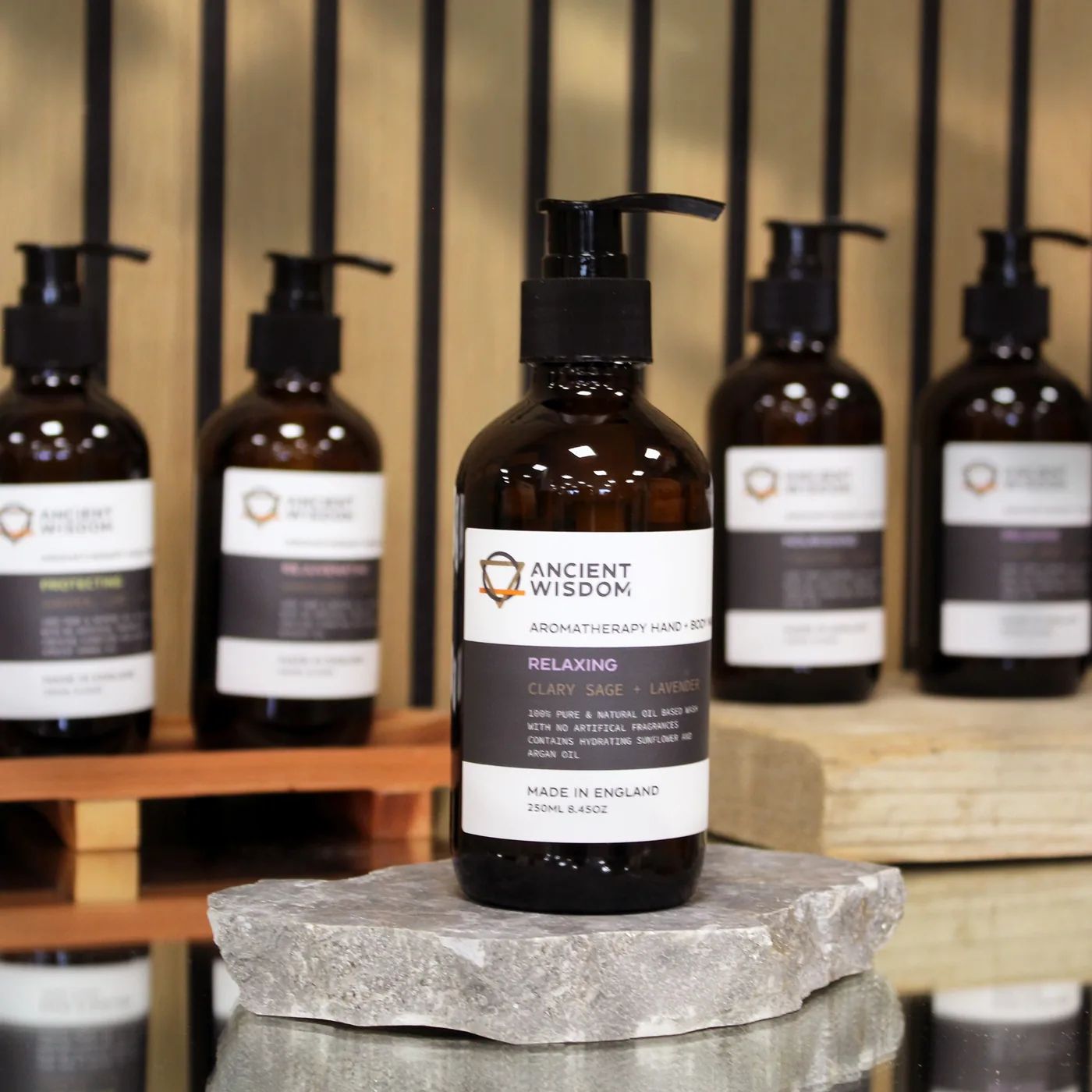 Produits d'aromathérapie Ancient Wisdom pour les mains et le corps