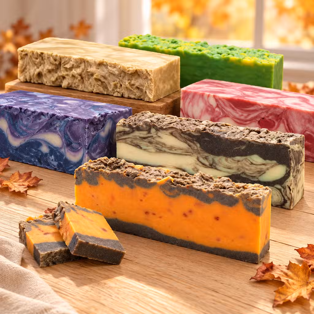 Savons artisanaux pour l'automne