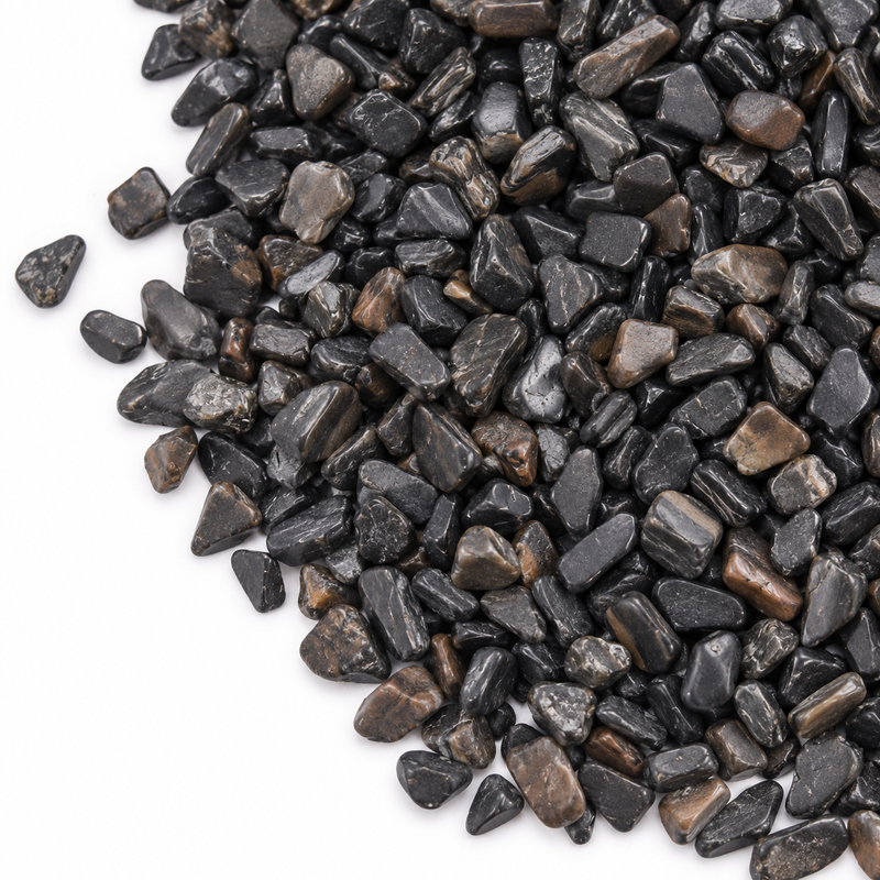 Éclats de pierre précieuse de tourmaline noire en vrac - 1 KG