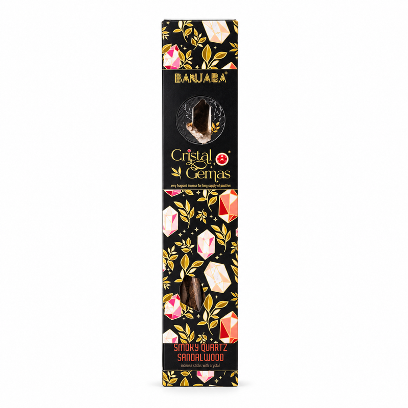 Banjara Cristal Gemas - Quartz Fumé Santal