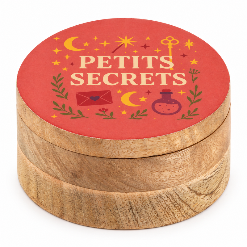 Boîte ronde émaillée - Petite Secrets