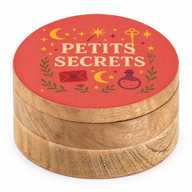 Boîte ronde émaillée - Petite Secrets