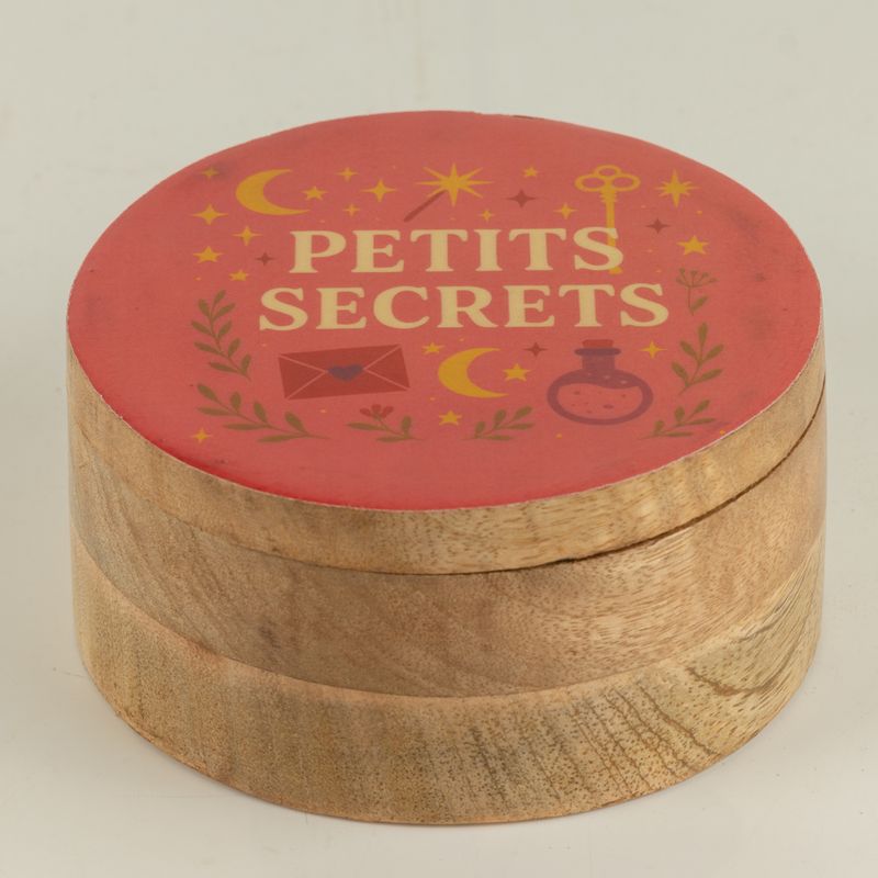 Boîte ronde émaillée - Petite Secrets