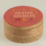 Boîte ronde émaillée - Petite Secrets