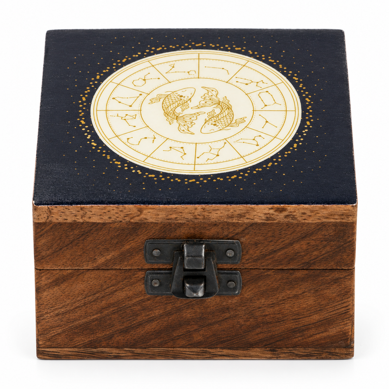 Petite boîte émaillée - Poissons