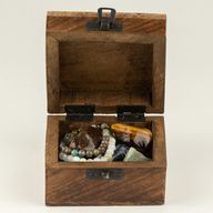 Petite boîte émaillée - Poissons