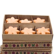Pack de démarrage de fondants de cire de soja naturelle avec présentoir à 4 niveaux