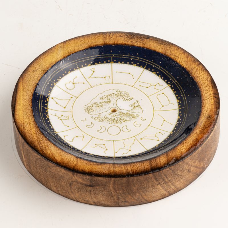 Mini coupelle et porte-encens Signe Astrologique - Verseau
