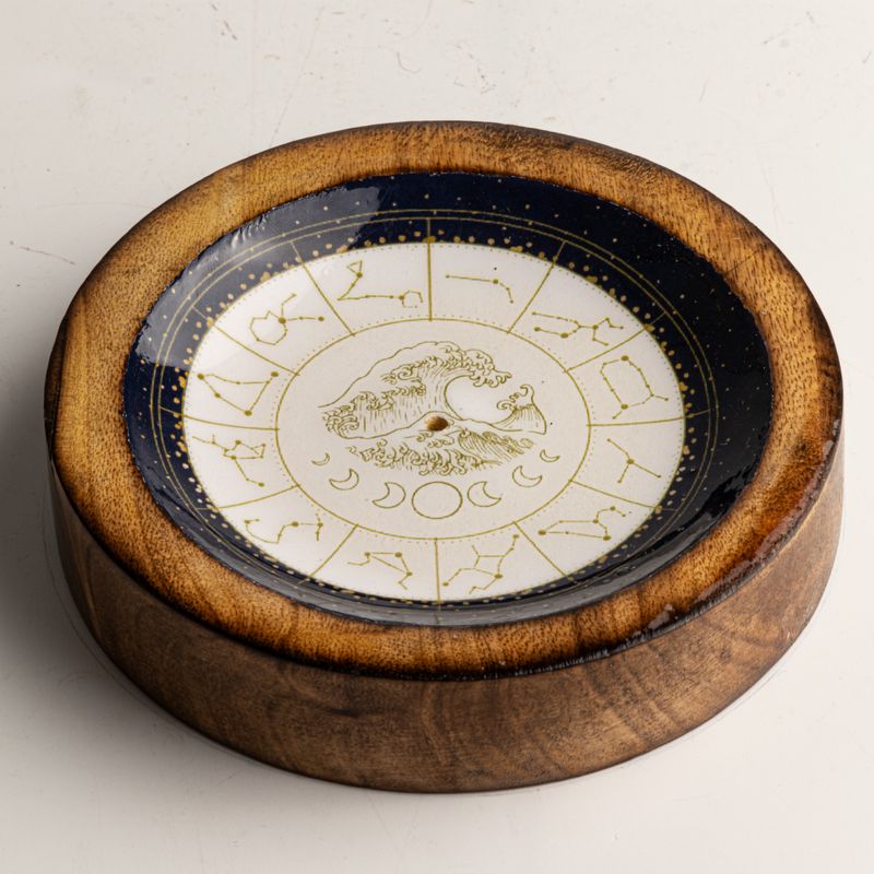 Mini coupelle et porte-encens Signe Astrologique - Verseau