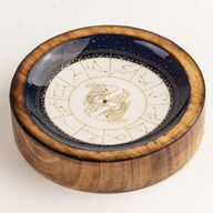 Mini coupelle et porte-encens Signe Astrologique - Poissons