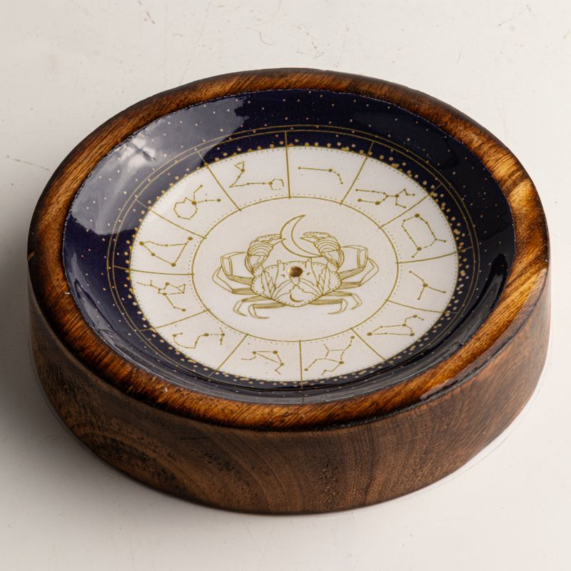 Mini coupelle porte-encens Signe Astrologique - Cancer