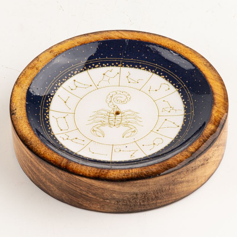 Mini coupelle et porte-encens Signe Astrologique - Scorpion