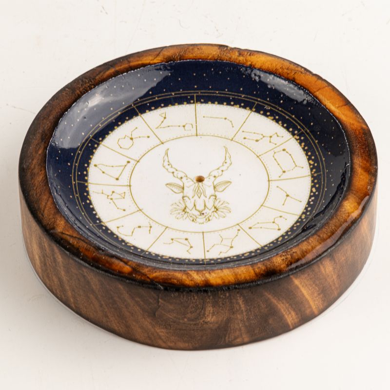 Mini coupelle et porte-encens Signe Astrologique - Capricorne