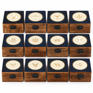 Pack de démarrage de petites boîtes émaillées signes du zodiaque