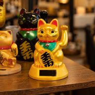 Chat Porte-Bonheur Solaire