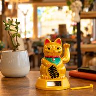 Chat Porte-Bonheur Solaire