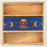 Plateau de Tarot Phases de la Lune Bleue avec porte-cartes